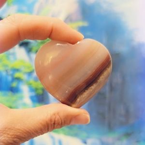 Calcite Gemstone Heart ❤️